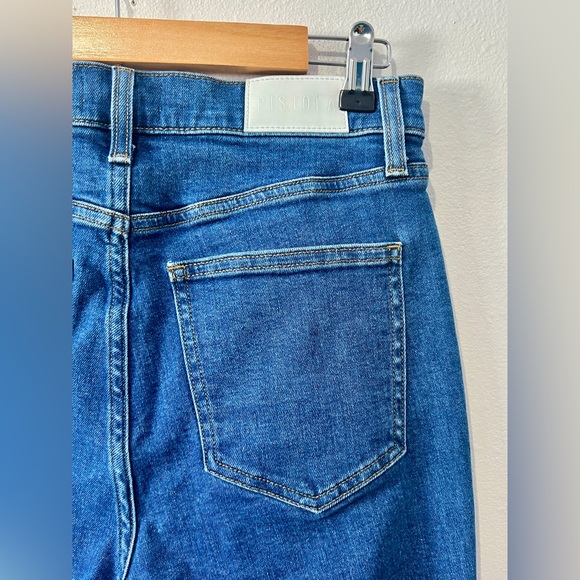 Pistola High Rise Raw Hem Straight Leg Jean - Size 27 - Picture 10 of 12
